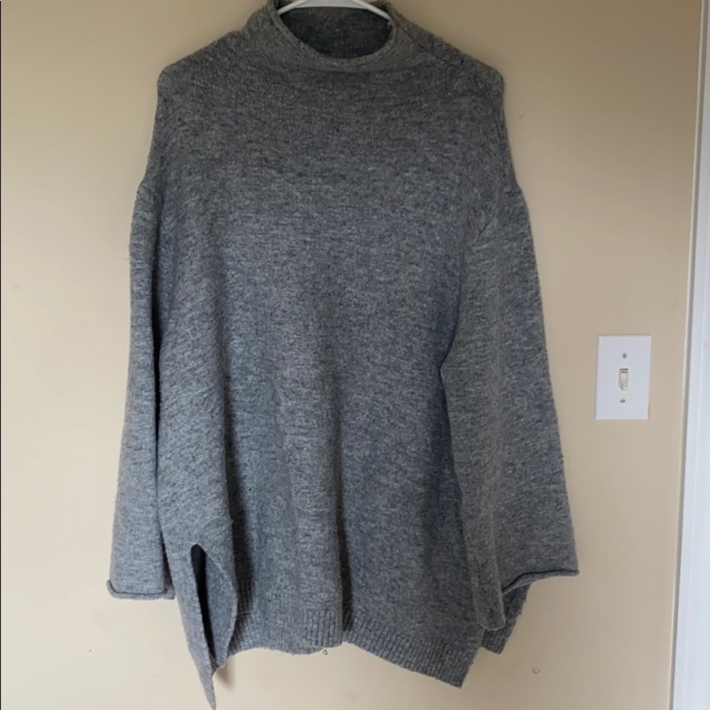 Zara oversized gray tunic
